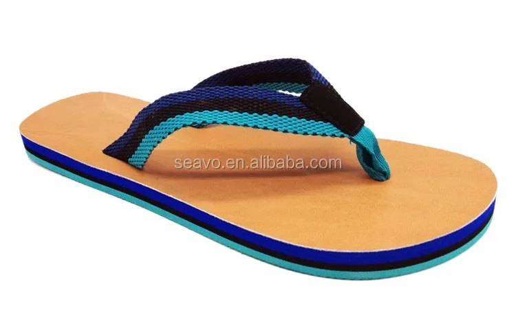 slippers met stoffen bandje