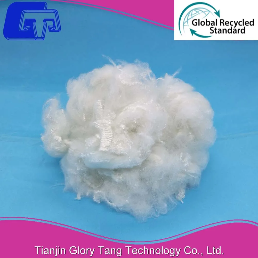 Grs Certificate Recycled Polyester Staple Fiber For Yarn And Spunlace