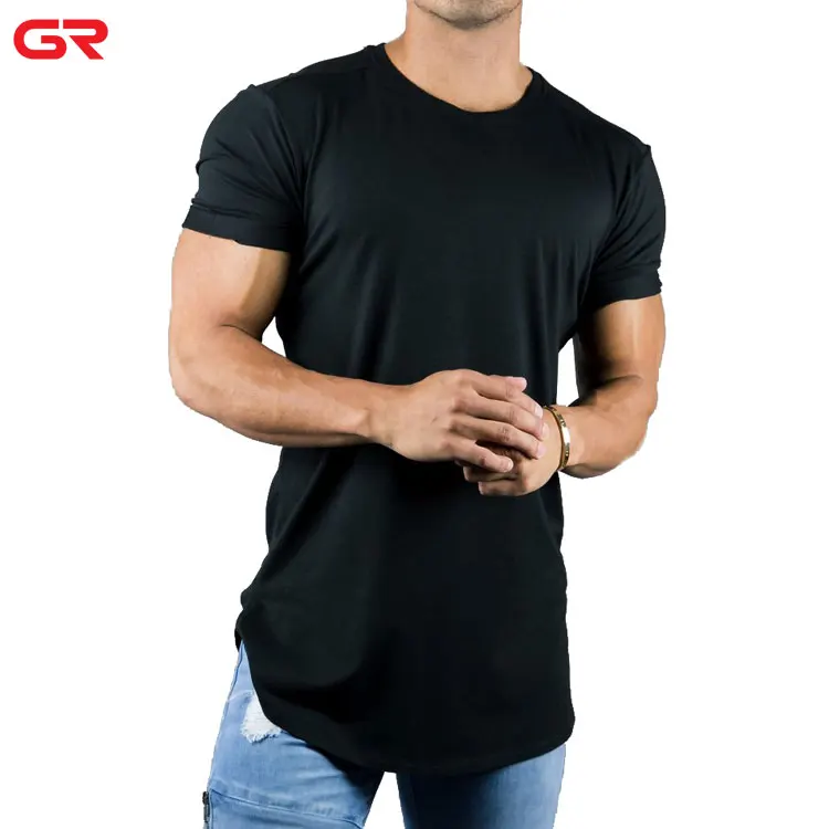 split hem t shirt men