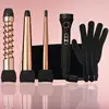 Interchangeable 10 pieces hair tools part curler for hair styler lcd magic hair curling iron