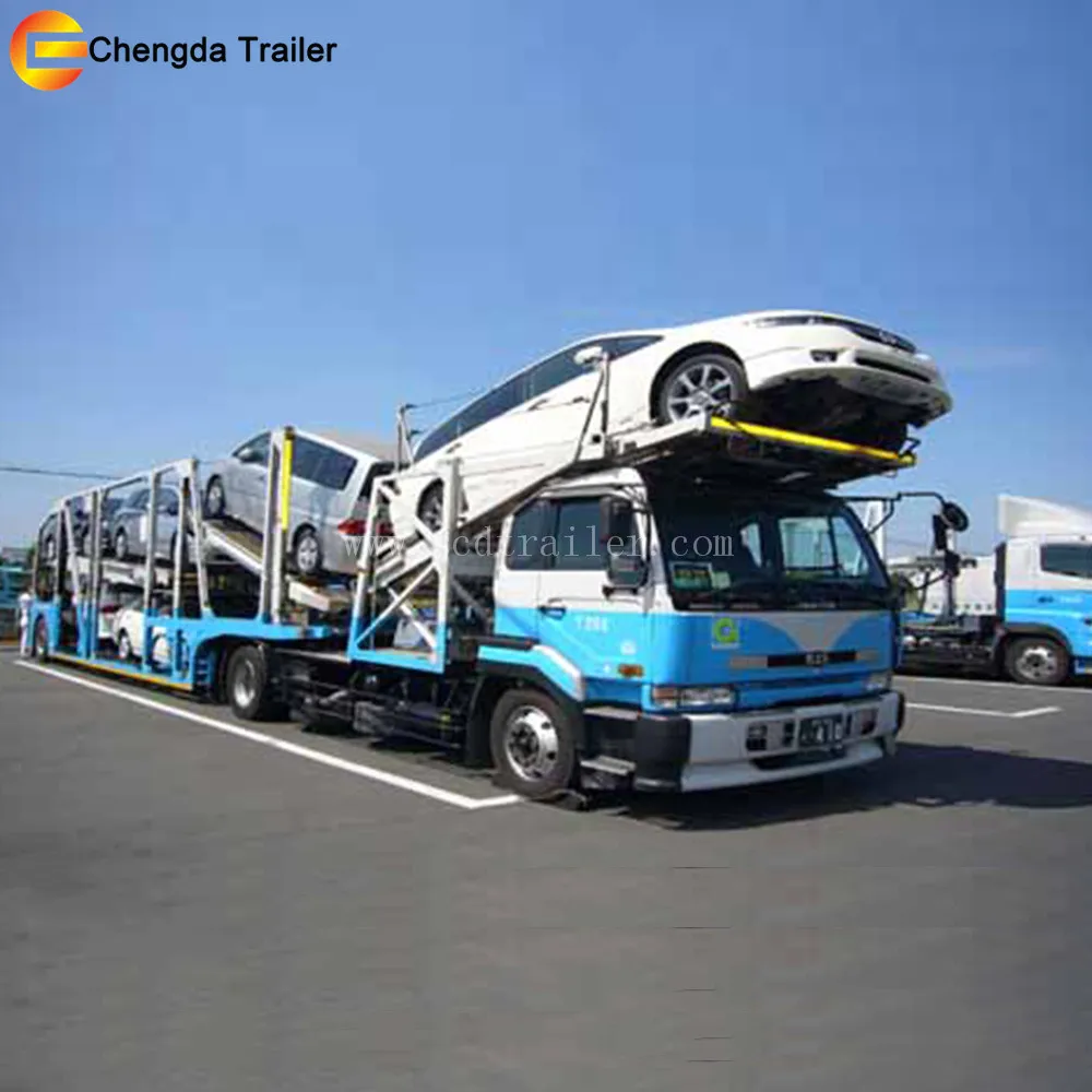 2 Axle Hydraulic Lifting Car Carrier Trailer For Sale In Philippines