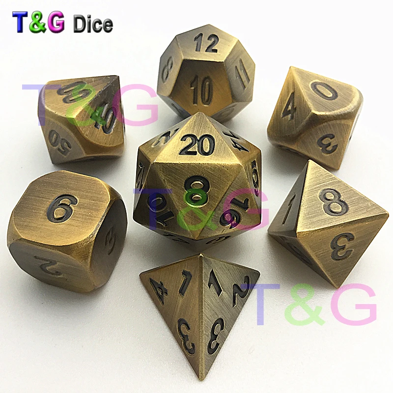 Creative Loaded Dice With Matt Effect Polyhedral Metal Dice Buy Dice For Games,Custom Metal