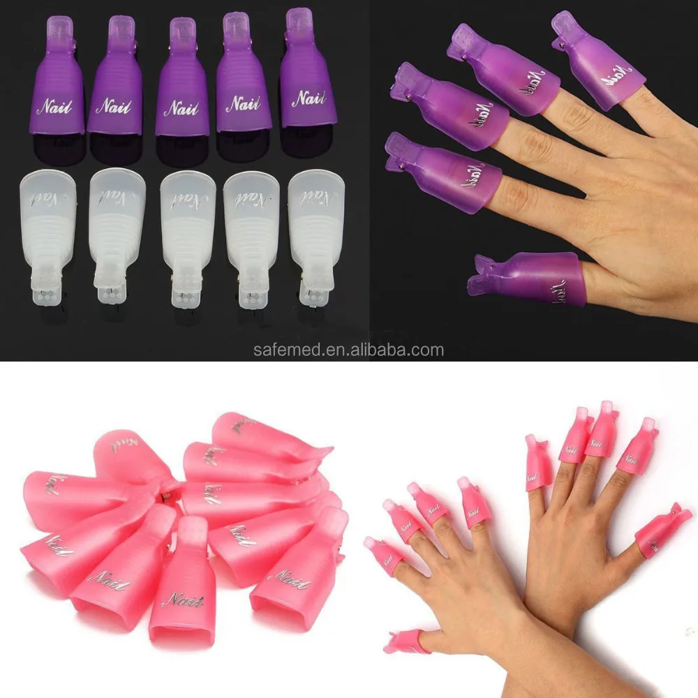 Plastic Nail Soak Off Uv Gel Art Polish Remover Wrap/nail Polish Soak