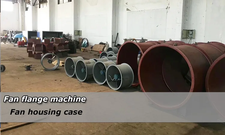 BOBO Machine hvac fan blower crust flange folding making machine shown in a detail photo for this news article