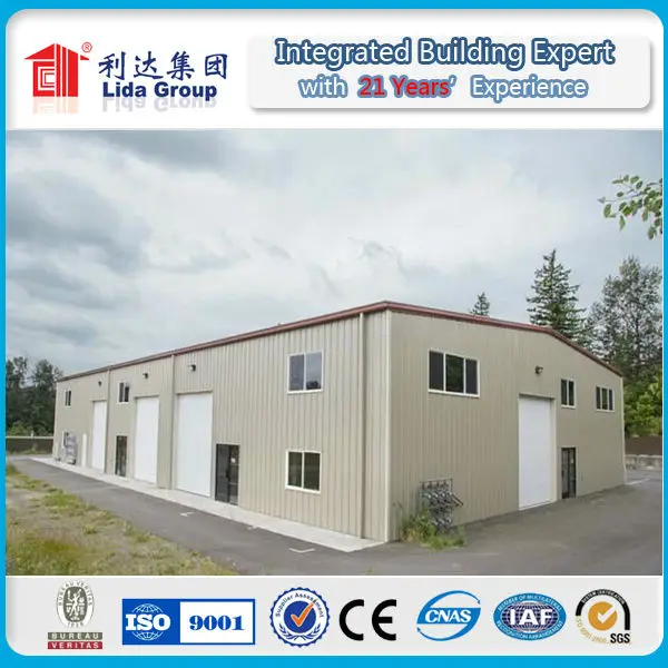 High quality Prefabricated steel frame warehouse/steel structure fabrication