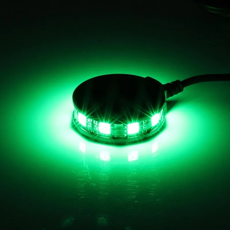 Kingshowstar 2Pods Universal RGB 360 Degree Colorful Wheel Light Axle Center Motorcycle LED