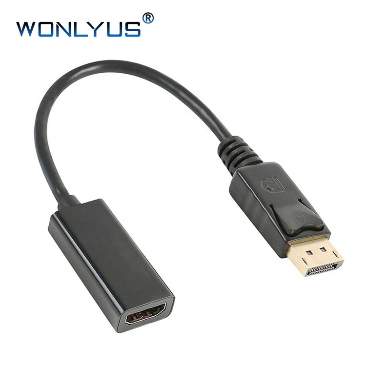 4k* 2k DisplayPort to HDMI Adapter cable DP Male to hdmi Female converter for DisplayPort Enabled Desktop - ANKUX.COM