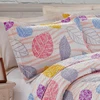 KOSMOS printed microfiber 3 pcs bedcover coverlet bedspreads patchwork
