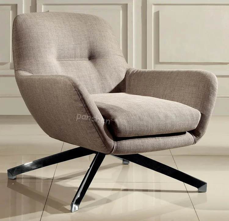 Rich People Furniture Fabric Upholstery Jensen Armchair And Footstool