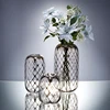 wholesale set of three decorative wedding centerpieces glass mercury modern vase