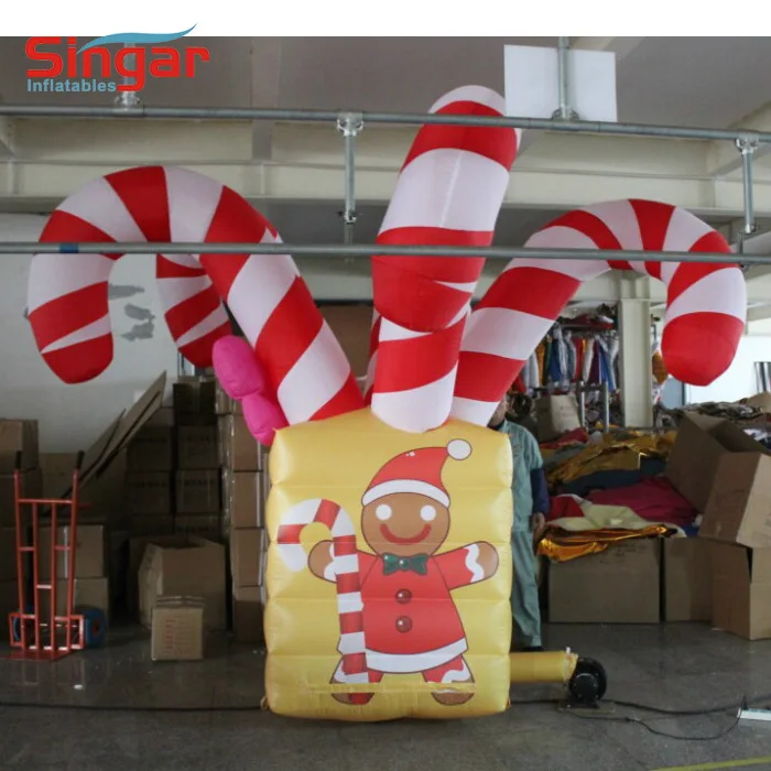 Inflatable Outdoor Christmas Decorations,Inflatable Hanging Candy Cane