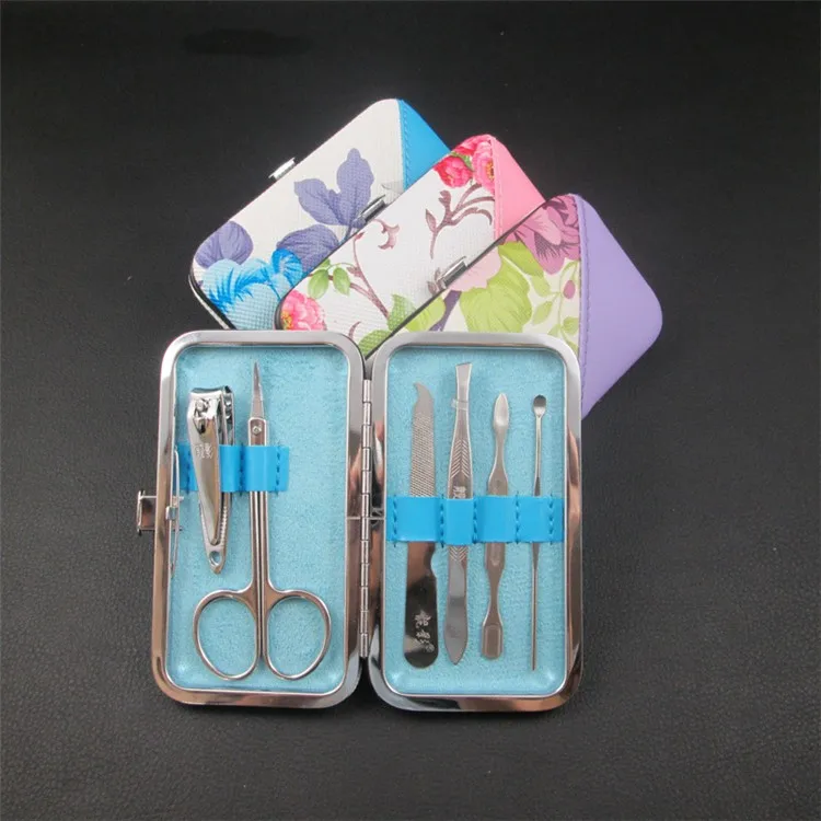 Nail Care Tools And Equipment 6pcs Stainless Steel Nail Manicure Set