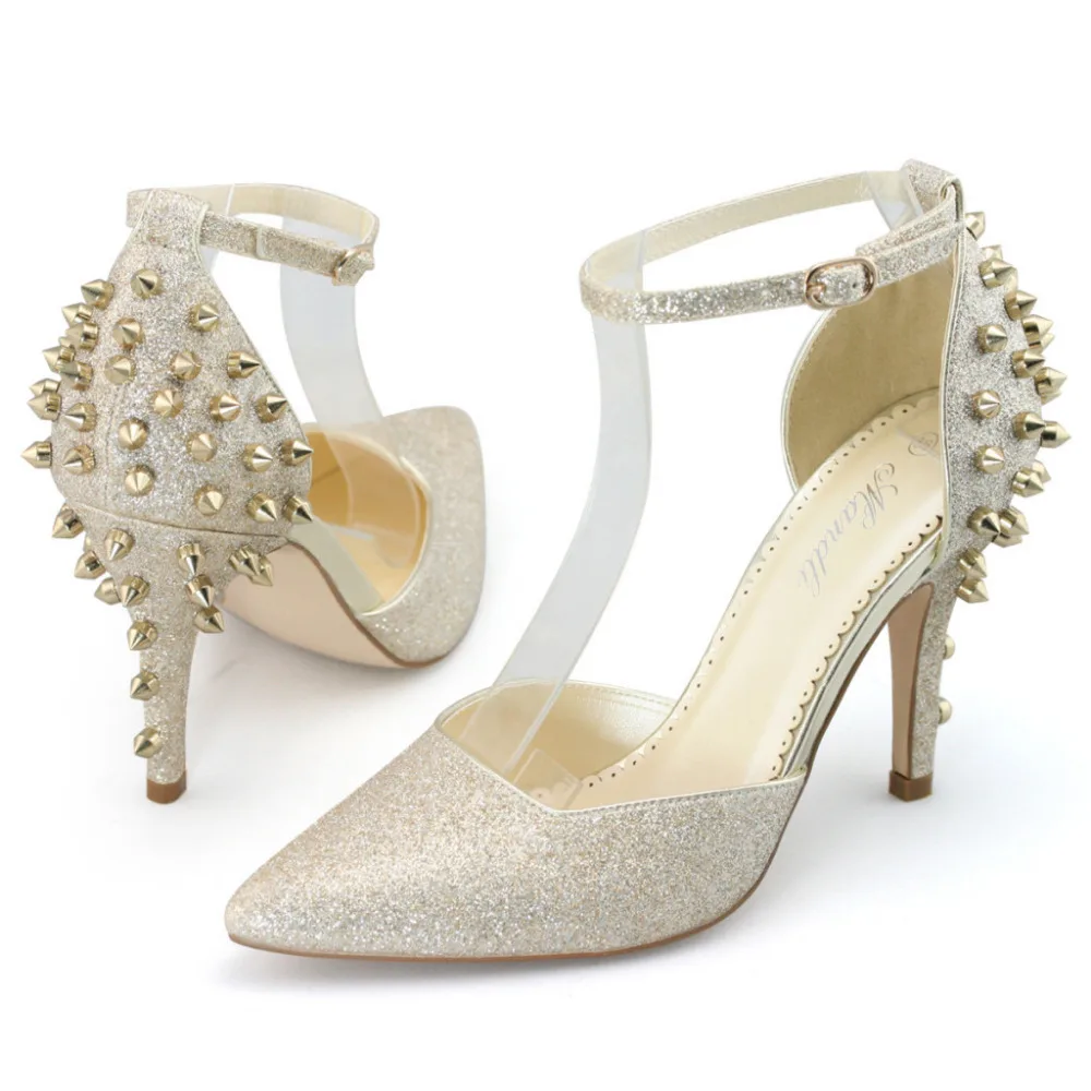 Shoezy Damen Silber High Heels Glitzer Plattform Stilett Shoezy Damen Silber High Heels Glitzer Plattform Stilett