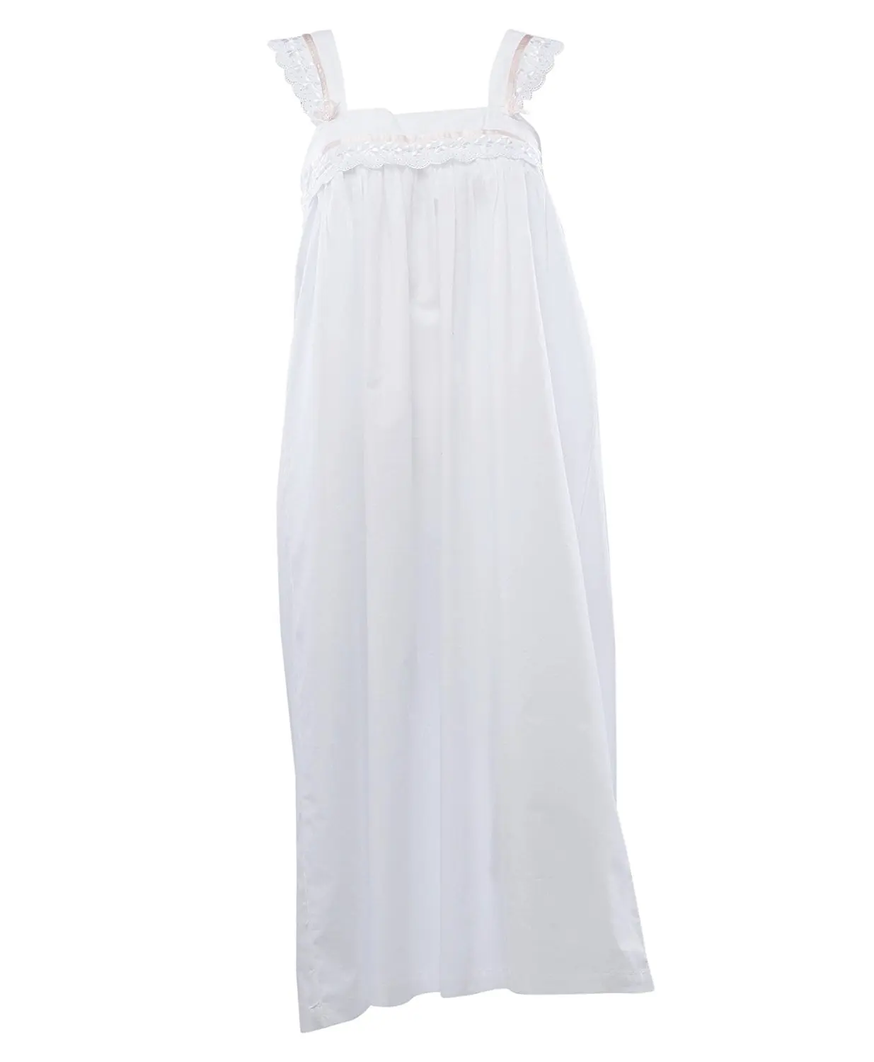 Buy Ladies Long White Broderie Anglaise Cotton Tunic Top Womens Sizes 6 ...