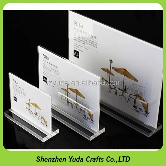 Whole Price T Style Display Business Card Insert Sign Holder Whole Price T Style Display Business Card Insert Sign Holder Polished Acrylic Table Tent