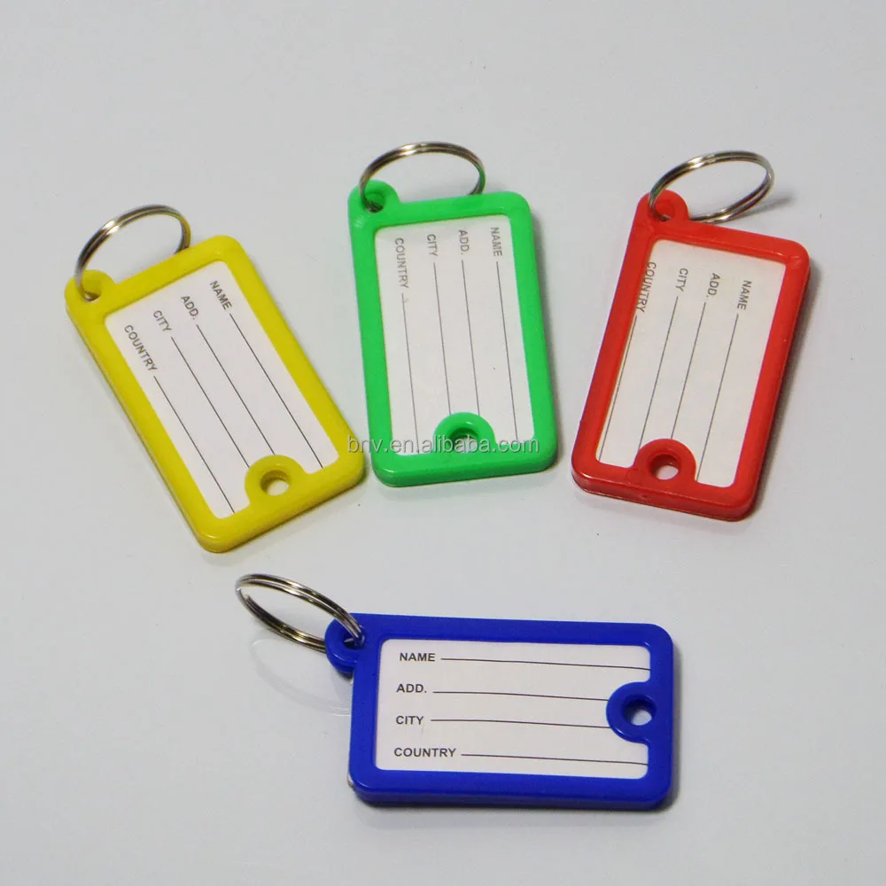 hot sell cheap office plastic label blank key chains buy blank key office tags