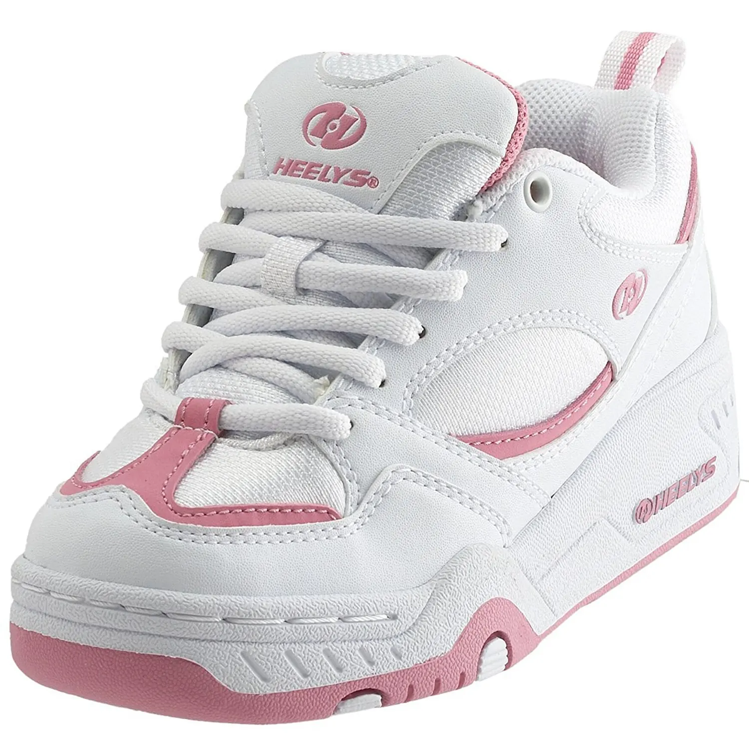 white and pink heelys