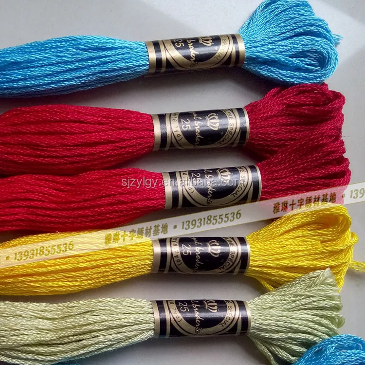 100 Cotton Cross Stitch Thread Royalbroderie With High Quality And Low