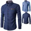 wholesale cheap price high quality men's jeans shirt denim / denim shirt men