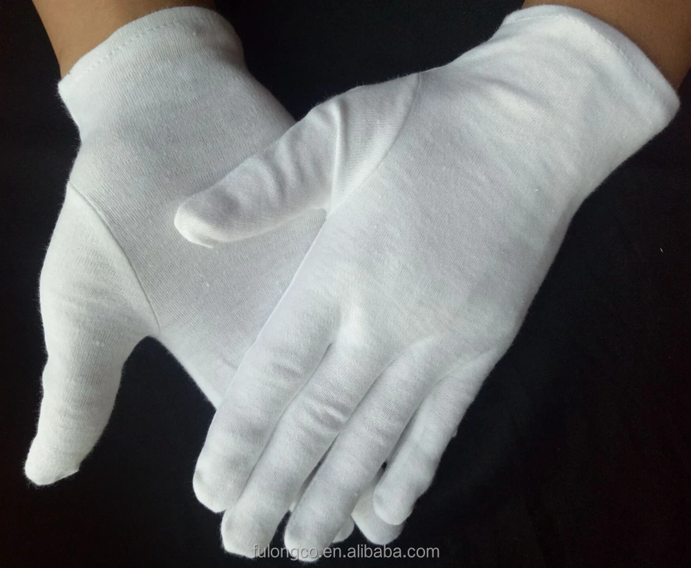mens white gloves