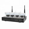 Professional 4CH Wireless CCTV Kit 4 pcs IP66 IP Camera NetWork Linux camera video surveillance h.264 4ch dvr combo cctv Camera