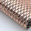 3X7mm rectangle champagne glass stones iron-on hot fix rhinestone sheet