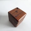 custom logo printed ring box wood box