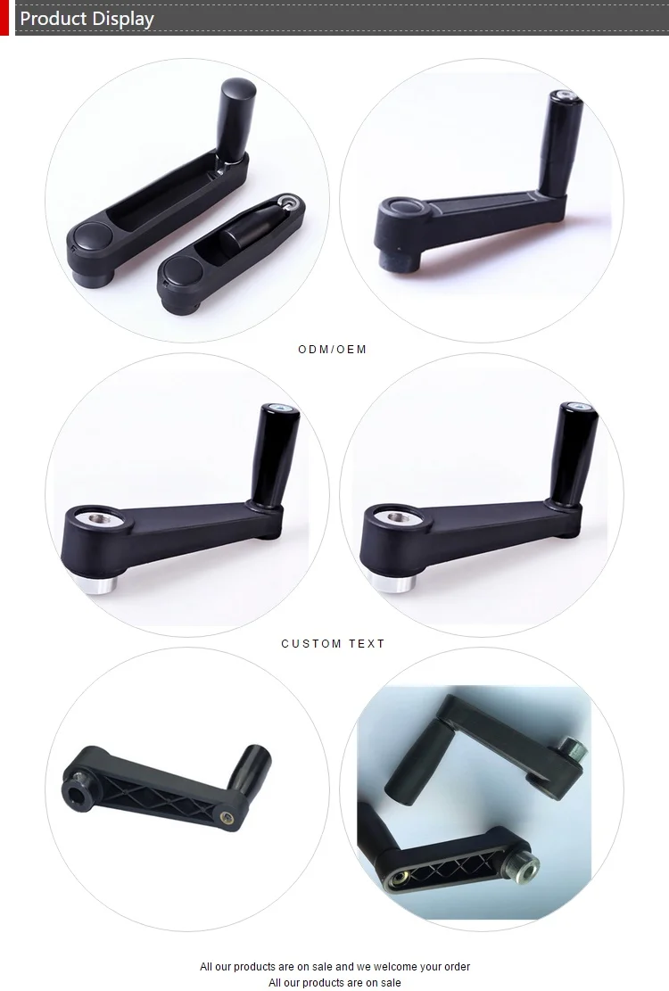 回転クランクハンドル折りたたみ式熱可塑性クランキングハンドル - Buy クランクハンドル,折りたたみハンドル,リボルビングハンドル Product  on Alibaba.com