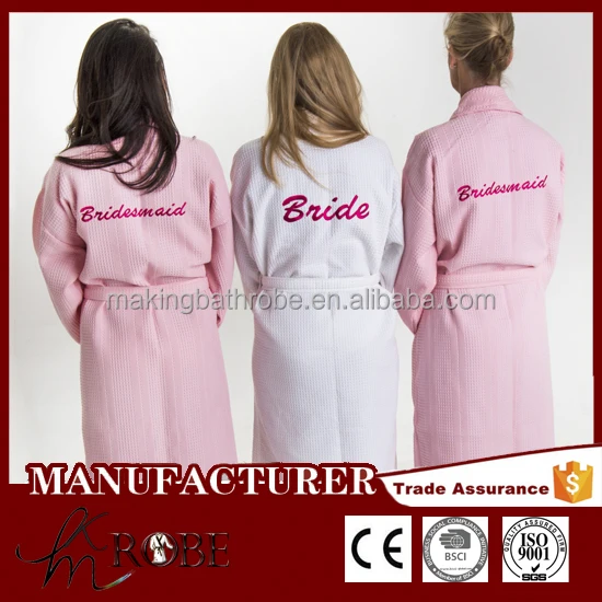 braut bademantel personalisierte hochzeit tag waffel bademantel braut bademantel personalisierte hochzeit tag waffel bademantel