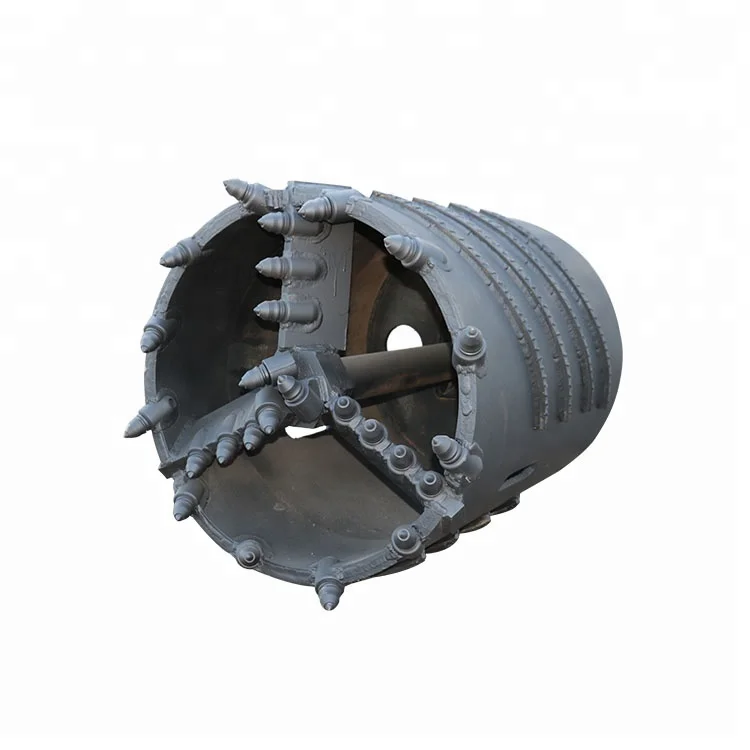 钻机用钻桶交叉刀芯桶