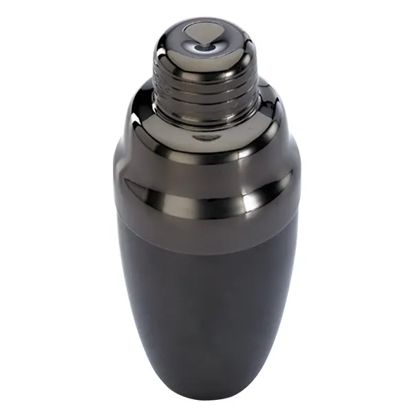 Food Grade Stainless Steel Cocktail Shaker With Jigger Cap And Strainer