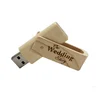 Engraved logo wood Twist USB 8GB Twister USB wooden key U disk