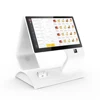 Android/Windows Quad Core Fanless 15.6inch Dual Screen POS Terminal with NFC