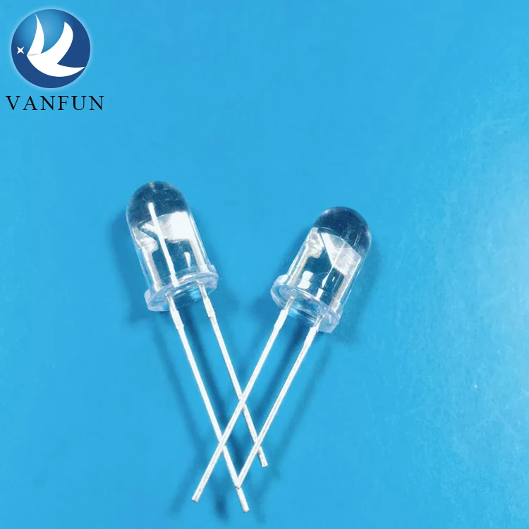 Through Hole Near Infrared Led Diode 800nm 850nm 880nm 940nm 1.5v 5mm Led Light Emitting Diode