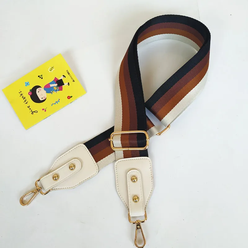 striped purse strap