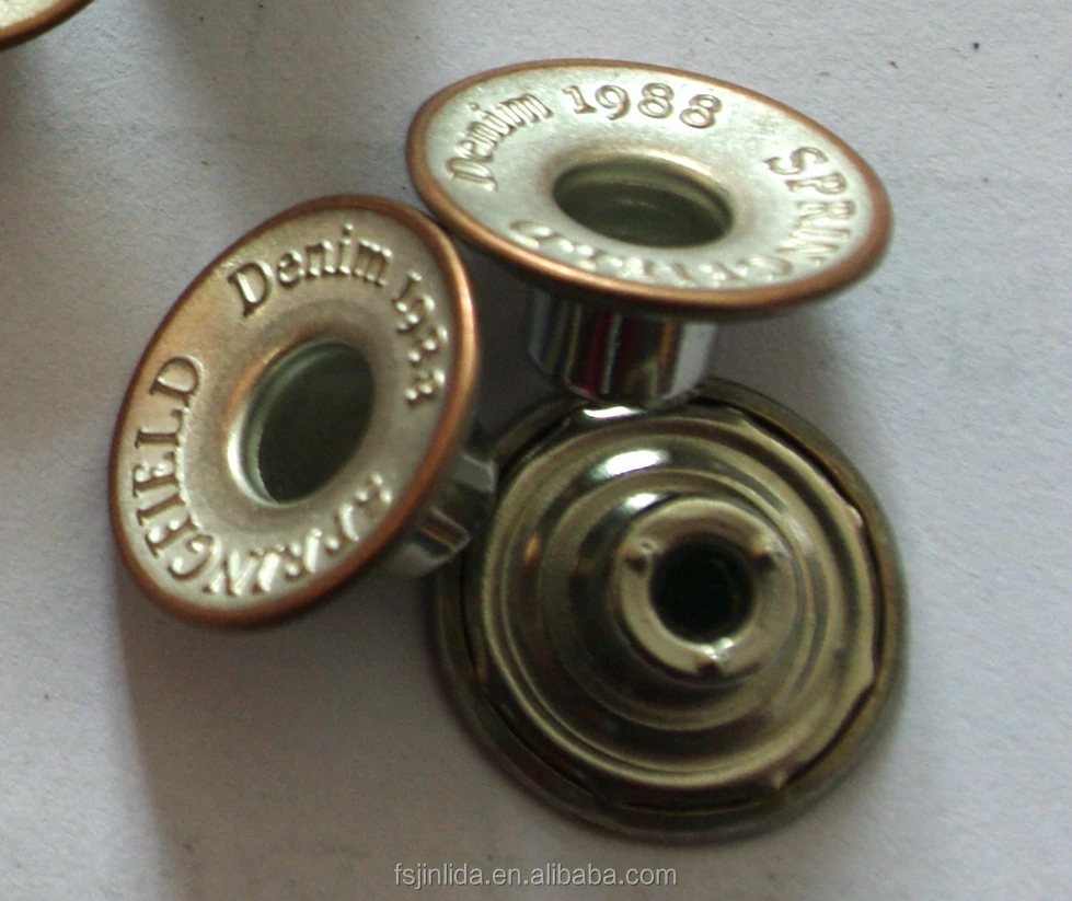 17mm Metal Brass Copper Tin Hollow Denim Jeans Shank Button Buy Metal