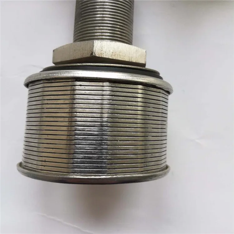 product-750-750 stainless steel Sand filter wedge wire nozzle screen for tap water resin