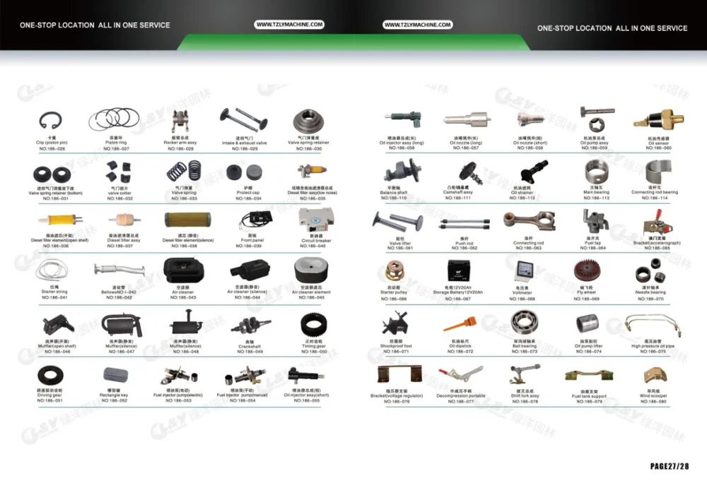 Generator Spare Parts/accessories/fittings For Honda Diesel Generator
