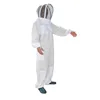 Beekeeping Bee Suit Fencing Veil White Protective Suit 3 Layer Ventilated Bee Suit