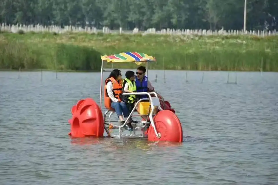 FRP water sports water tricycle salt water pedal boat