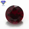 Top Quality 8# Red Ruby Machine Cut Round Synthetic Corundum Stones
