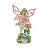 Solar LED Fairy Lights Garden Decor In Angel With Glowing Butterfly Design