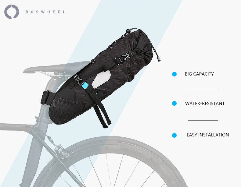 roswheel bike saddle bag