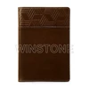 Effects Embossing Genuine Leather Passport Wallet