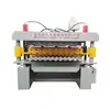 Double Deck Concrete Roof Tile Aluminum Steel Floor Rolling Forming Machine For Wooden Guard House