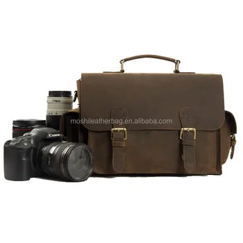 Waterdichte Echt 6919 Dslr Tas Buffel Nikon Buy Voor Custom Insert Gevoerde Vintage vintage Groothandel Camera Sony Lederen Met IEHWD29