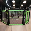 china factory direct sale octagon mma for sale high quality circular elevated fighting mma cage boxing ring floor and cages boxi