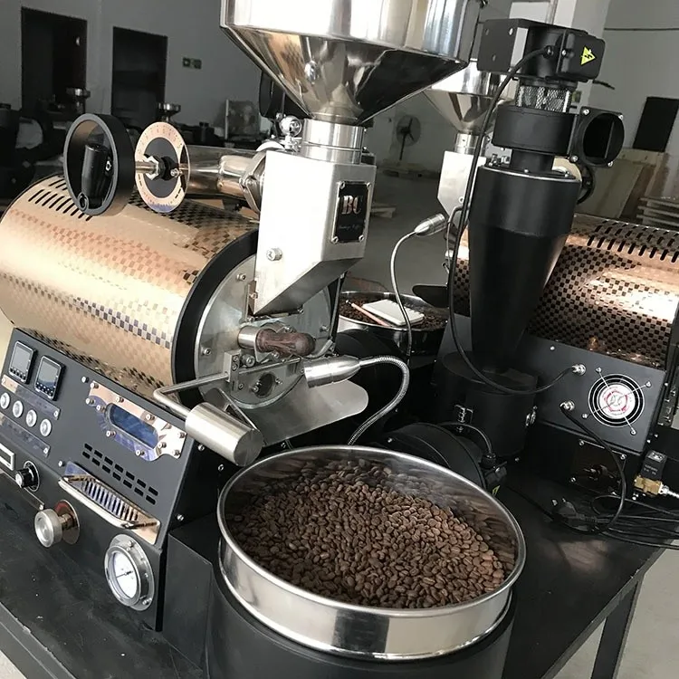Wk1 1kg Gas Coffee Roaster With Food Grade Stainless Steel Drum Coffee