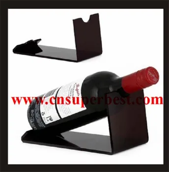 Customized Single Acrylic Wine Bottle Display Stand Customized Single Acrylic Wine Bottle Display Stand