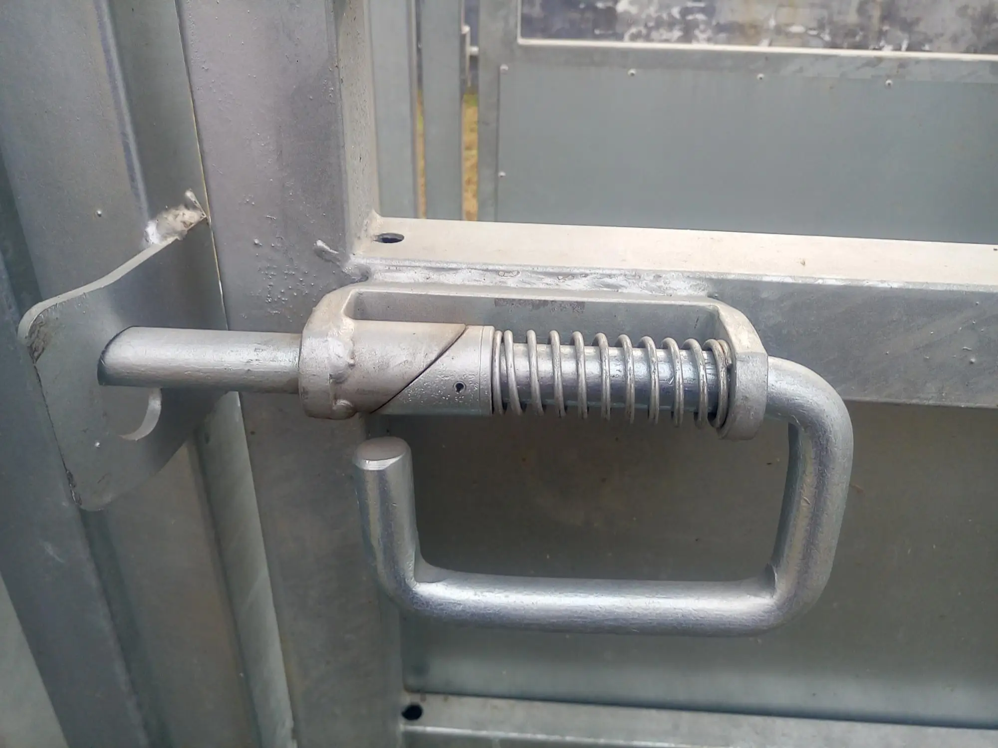Galvanized p type fence gate slam latch for Cattle yard, View Slam